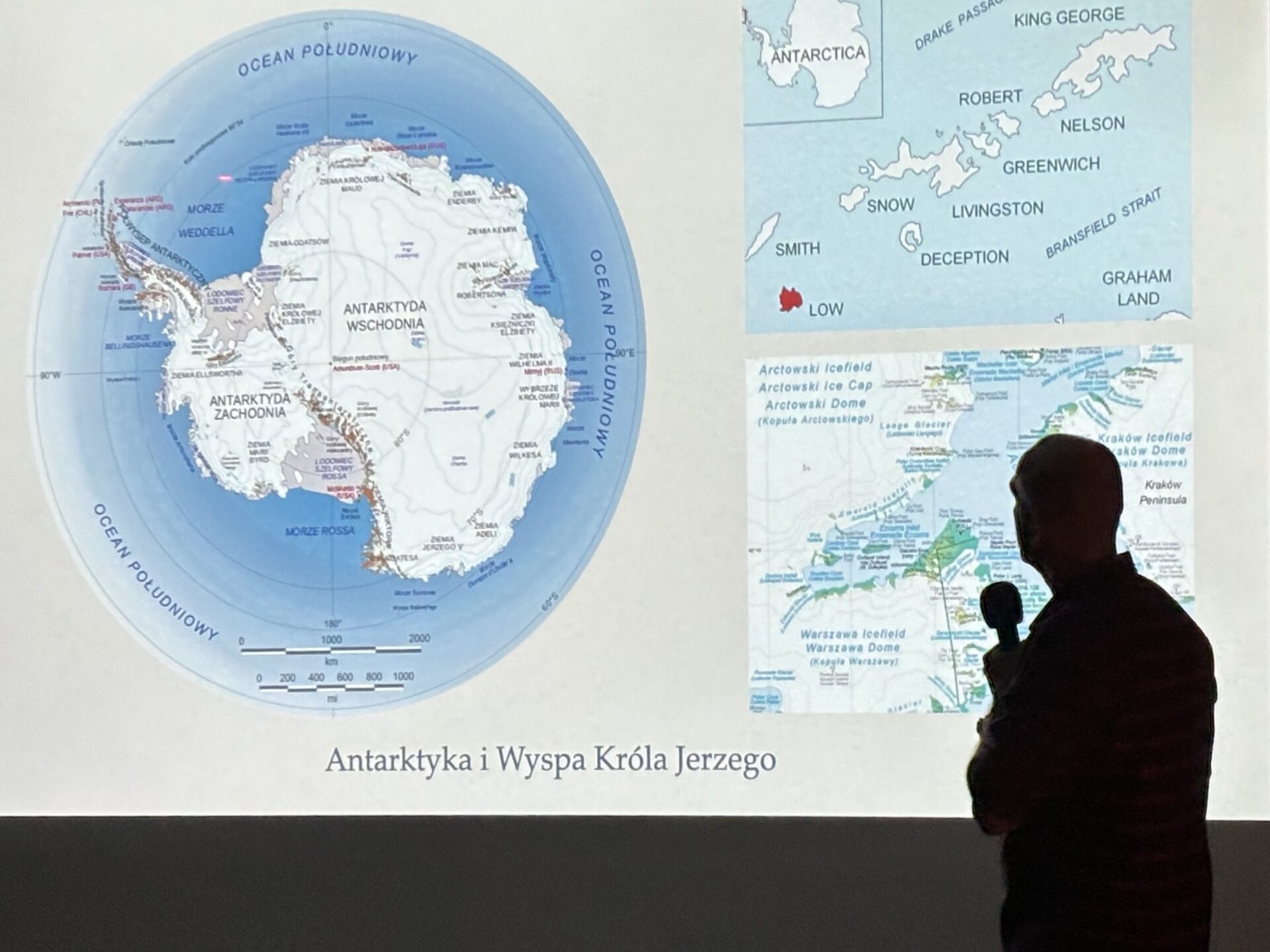 mapa geograficzna Antarktyki