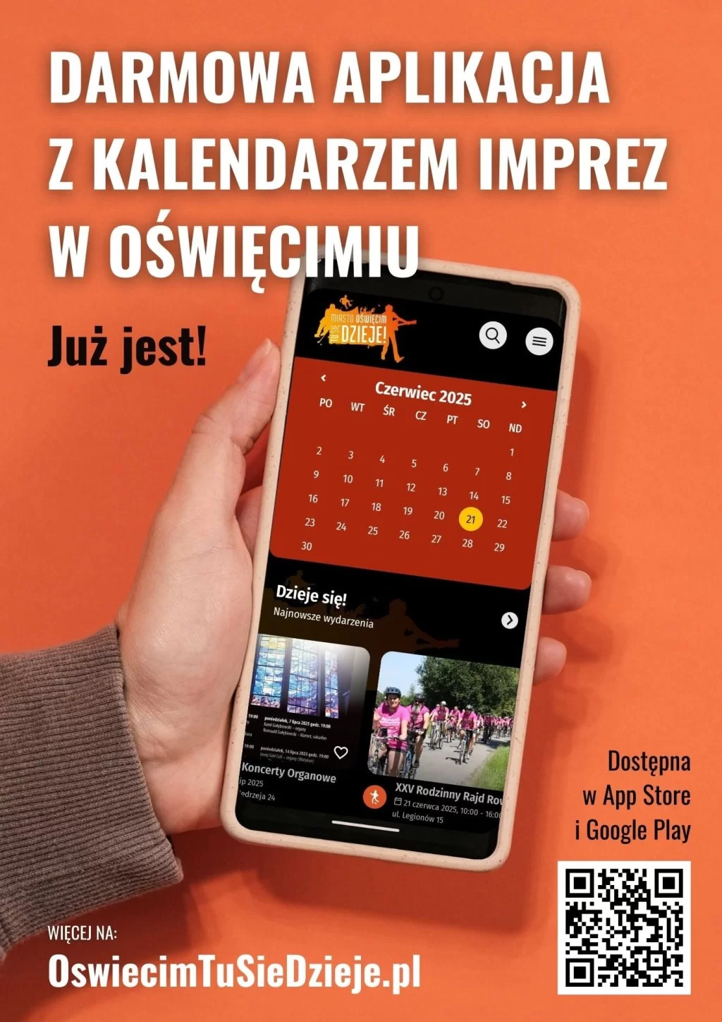 Oświęcim. Pobierz apkę i bądź na bieżąco z tym co dzieje się w mieście!